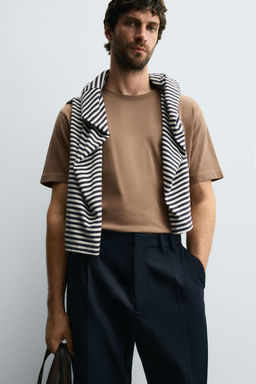 WASHED REGULAR FIT T-SHIRT - Zara фото 8
