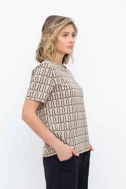 ЕВТ 3231/темно-бежевый,арка фуфайка жен