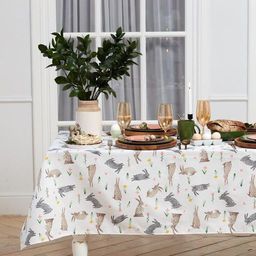 Скатерть "Доляна" Fluffy bunnies 110х144 см, 100% хлопок, 164 г/м2