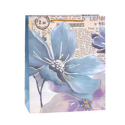 Цена за 12 шт. Пакет подарочный 26x32x12см Цветы / 5250L /уп 12/384/ - ГалеонТрейд фото 3