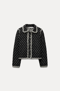 CONTRAST KNIT CARDIGAN - Zara фото 4