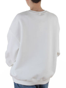 5601 WHITE Свитшот женский (100% хлопок)