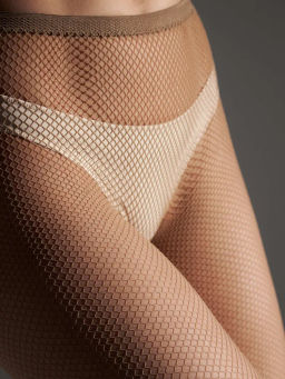 Колготки TEATRO ARTE колготки сетка бежевый  фото 14