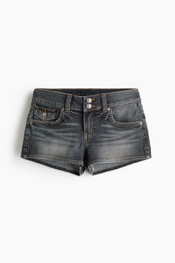 Minishorts denim de talle bajo - H&m фото 9