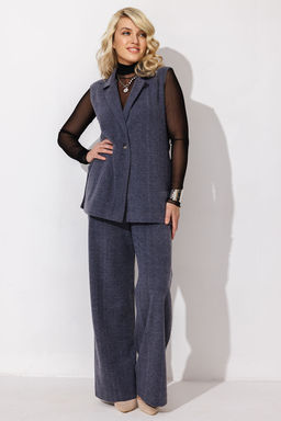 Жилет женский 4371/02/Сиреневый меланж - Rise фото 3