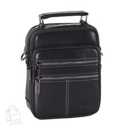 Сумка мужская кожаная кожаный 22665Z black Zinimxs  в Новосибирске