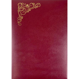 Папка Адресная б/в бордо 15А001 Виньетка/10/ 15А001_б