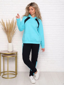 Джулия(ментол) костюм , 80% хлопок, 15% п/э, 5% лайкра