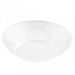 "Утренняя лазурь" Тарелка глубокая фарфоровая д203мм, h43мм, 700мл, отводка, белый (Китай)