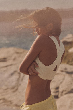 KNIT CUT-OUT BACK TOP - Zara фото 12