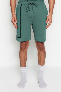 TRENDYOL MAN Siyah Regular Fit Bisiklet Yaka Bask?l? Sortlu Pijama Tak?m? TMNSS23PT00017 - Trendyolmilla фото 23