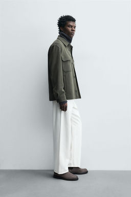 COMFORT TEXTURED OVERSHIRT - Zara фото 4