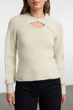 Tas Yumusak Dokulu Ikili Tak?m Bolerolu Triko Kazak TWOAW25KZ00020 - Trendyolmilla фото 3