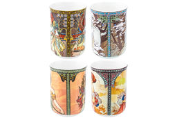 Набор 4 кружек 350 мл 10,8*7,5*10,5 см Времена года, NEW BONE CHINA - Elan gallery фото 6