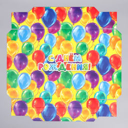 Коробка складная День рождения, 26 х 26 х 8 см - Дарите счастье фото 5