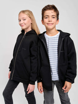 Толстовка Уголь утепленная 7+ - Bungly фото 10