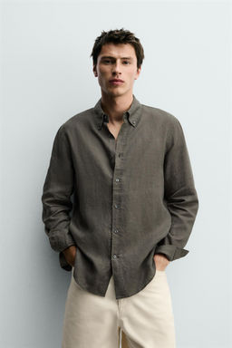PANTAL?N RELAXED FIT ALGOD?N - LINO / Marino - Zara фото 2