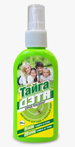 ТАЙГА от комаров Дэта спрей репеллентный 100мл