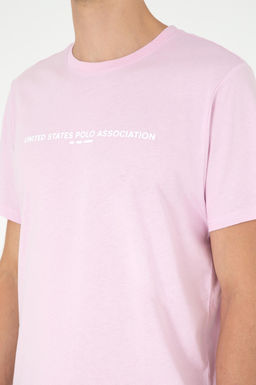 Мужская розовая футболка - U.s. polo assn фото 7