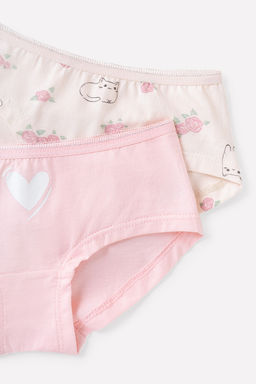 CROCKID, Трусы/ уп. Цвет: св.лосось, св.жемчуг, котики в цветах