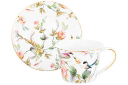 Чайн. пара 4 пр. 270 мл 12,5*9,5*7 см Певчие птички NEW BONE CHINA - Elan gallery фото 5