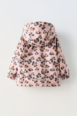 WATER-REPELLENT LINED MOON PRINT RAINCOAT - Zara фото 9