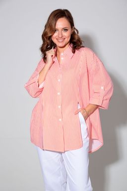 Рубашка Liona Style 846Б-Р оранжевый