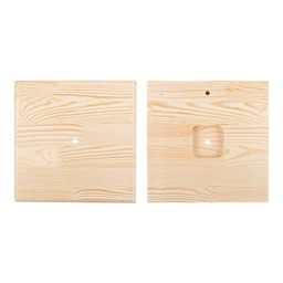 Заготовка для декорирования Mr. Carving КВ-25 Часы сосна 25 х 25 х 1 см Квадратные