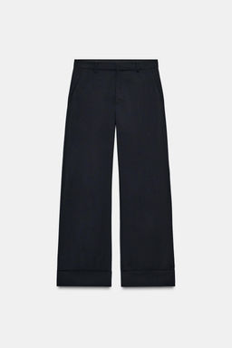 100% WOOL TROUSERS ZW COLLECTION - Zara фото 8