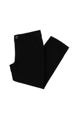 Erkek _ocuk Siyah Kanvas Pantolon Sepette S_rpriz _ndirim