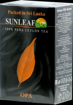 SUNLEAF. OPA (черный) 100 гр. карт.пачка ШРИ-ЛАНКА