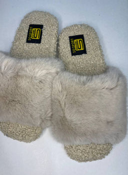 BKT0116 Тапочки СВ_БЕЖЕВЫЙ