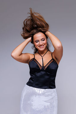 Топ AURA 2129-170 черный  фото 5