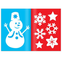 Книги-вырезалки набор Делаем новогодние украшения, 2 шт. по 24 стр. - Буква-ленд фото 4