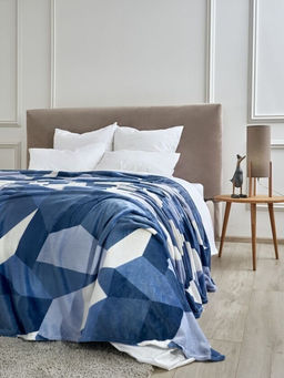 Покрывало-плед Топаз фланель-микрофибра 150*200 см. - Лен поволжья фото 2