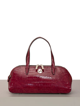 LACCOMA сумка J2040-бордовый эко кожа хлопок  фото 3