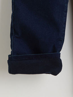 Beli Lastikli Polar Astarl? Erkek ?ocuk Jean Pantolon