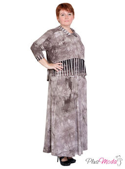 Блуза Модель №98 размеры 50-72 - Plusmoda фото 2