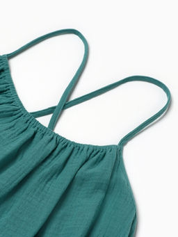 Сарафан женский летний MIST Muslin, бирюзовый, размер 42 (S)
