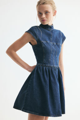 Vestido denim con falda acampanada - H&m фото 4