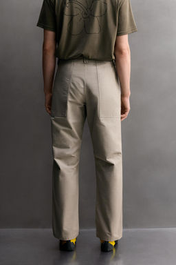 PANTAL?N TAPERED FIT ESCALADA / Crudo medio - Zara фото 3