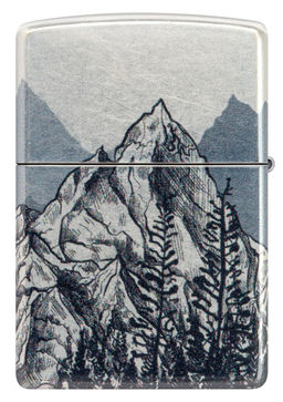 Зажигалка ZIPPO Набросок горы | Mountain Sketch 46280  фото 9