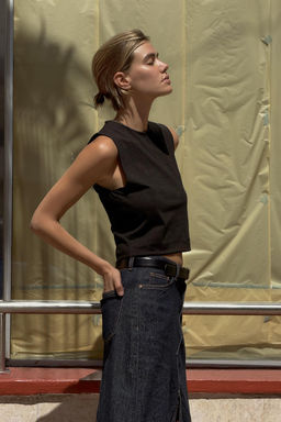 COTTON CROP TOP - Zara фото 2