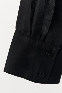 OVERSIZE SHIRT WITH BACK EMBROIDERY - Zara фото 7