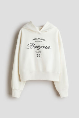Sudadera con capucha y motivo