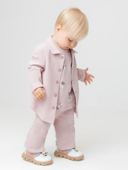 КР 400843/розово-бежевый 2706 к639 брюки д/дев яс