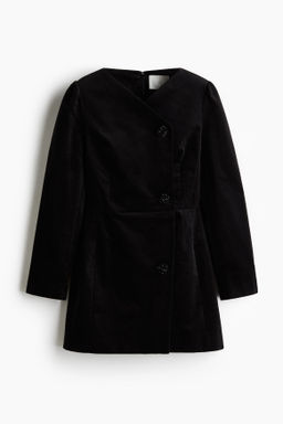 Vestido blazer de terciopelo