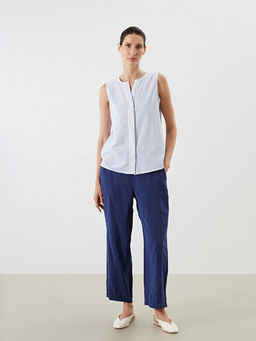 Beli Lastikli Modal Kar???ml? Kad?n Pantolon