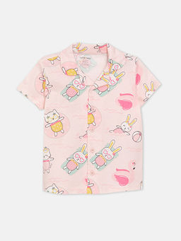 Polo Yaka K?z Bebek ?ortlu Pijama Tak?m? - Waikiki фото 2
