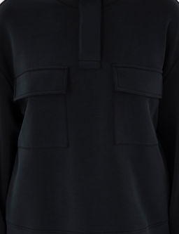 Siyah Comfort Fit Sweatshirt - Pierre cardin фото 6